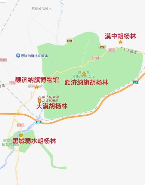 额济纳各景点门票(额济纳主要景点分布状况)