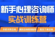 德瑞姆新手心理咨询师训练营 用4个月带你上手