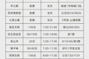 苏州景区门票价格表(苏州景区门票价格表最新)
