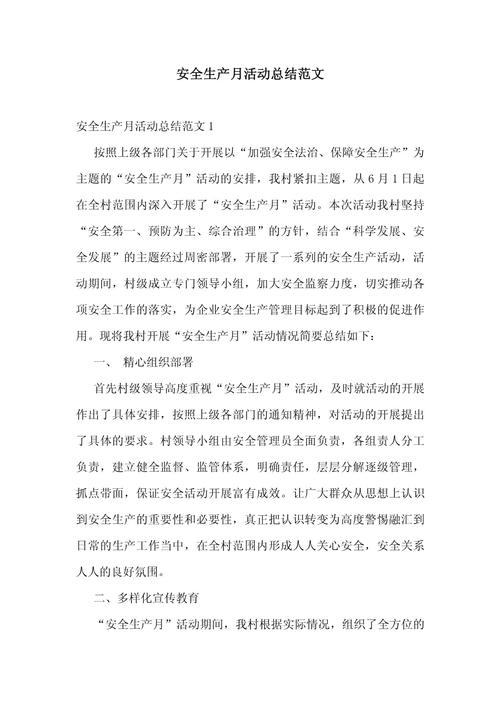 安全对标实施总结
