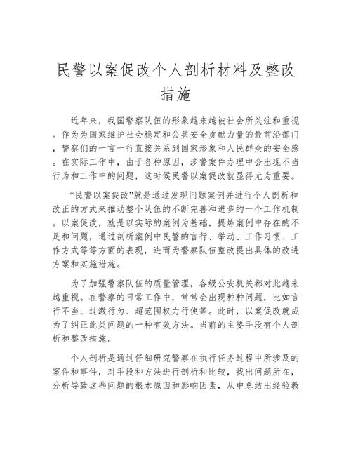案件整理材料范文