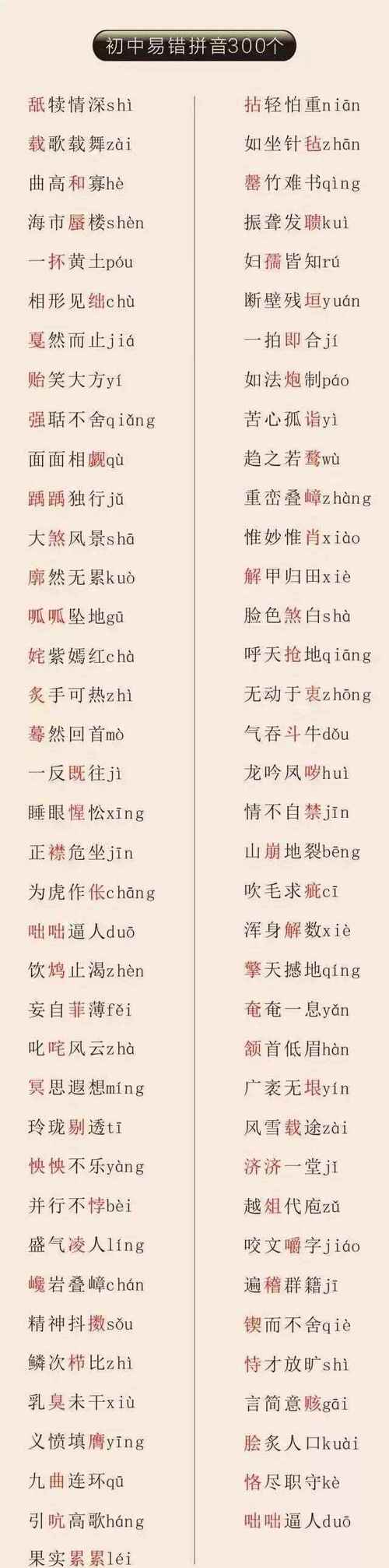 多音多义字的类型及其产生的原因