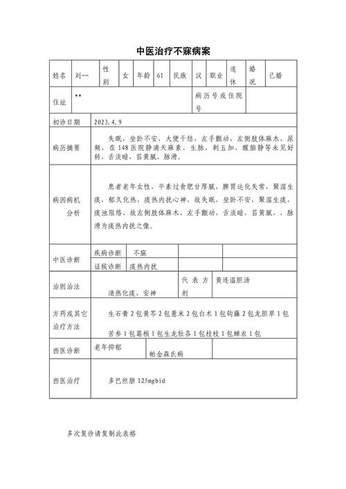 不寐的中医治疗研究进展