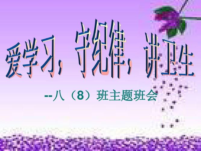 爱学习守纪律主题班会