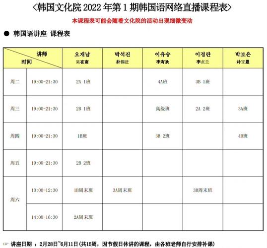 首尔韩语3月课程，相约春季与更好的你相遇