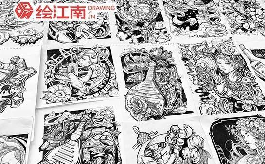 绘江南考研学员作品
